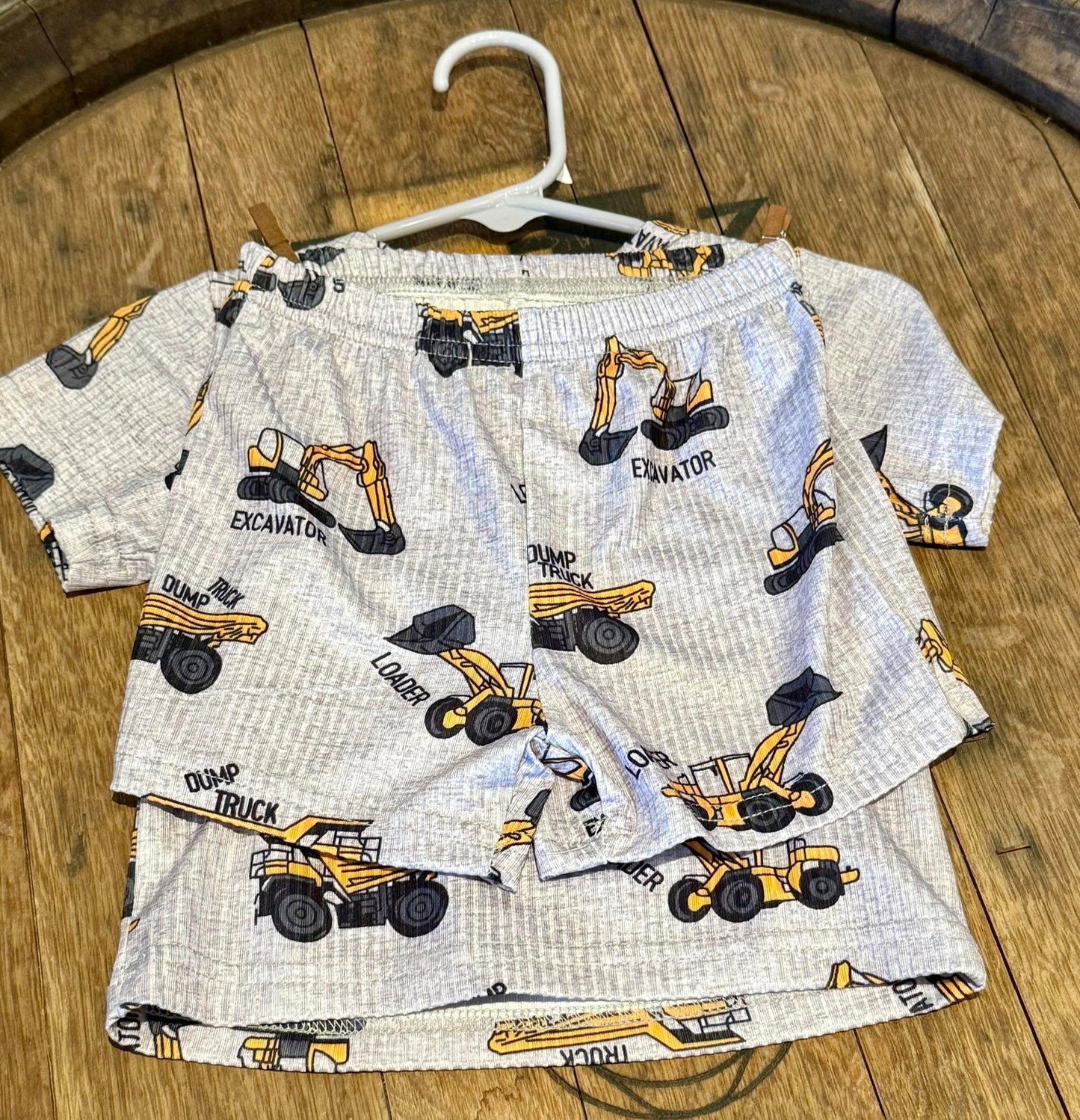 Construction Site Two Piece Short Set