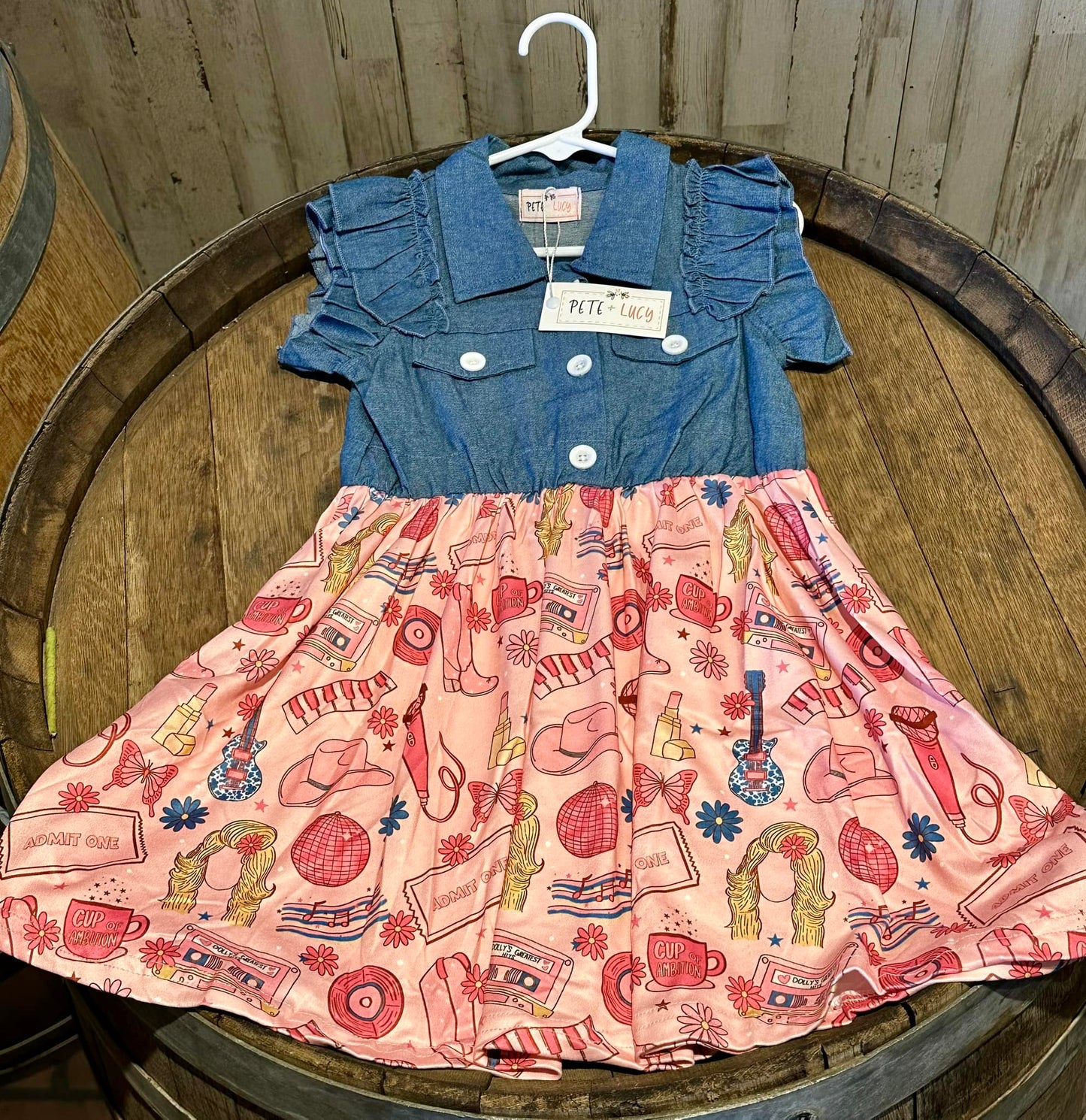 Dolly's Girl Dress with Denim Top