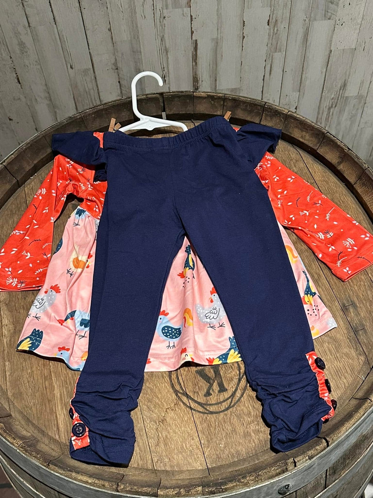 Farm Chickens Two Piece Pants