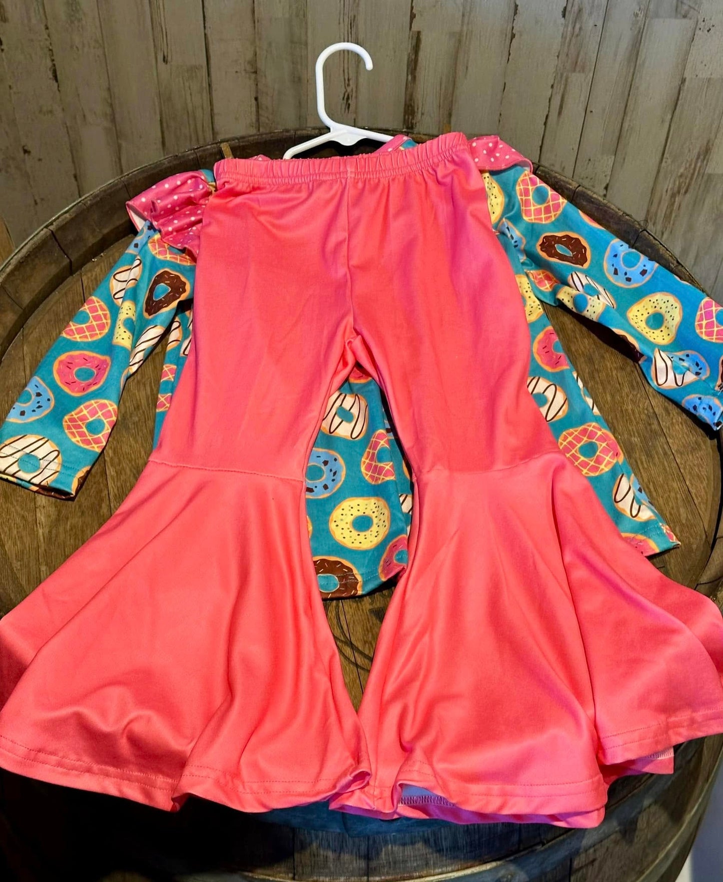 Frosted Donuts Two Piece With Solid Color Pants