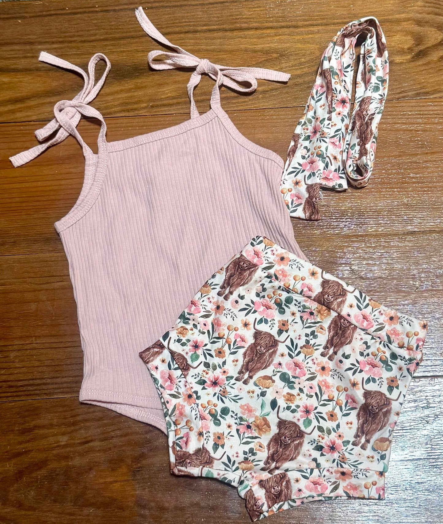 Highland Cow Summer Time Two Piece