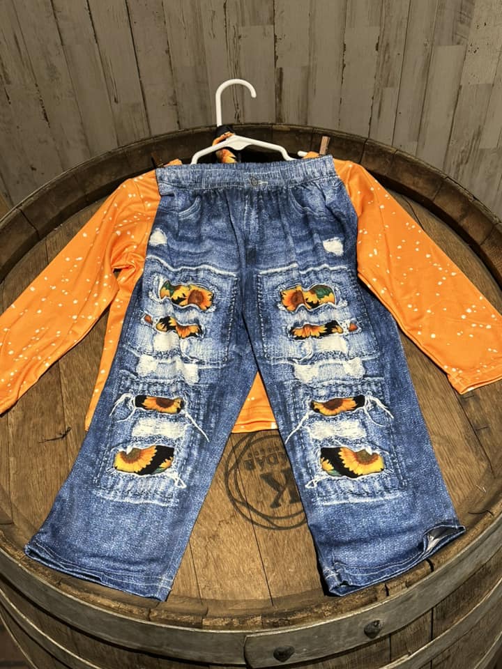 Be A Sunflower Two Piece Pants