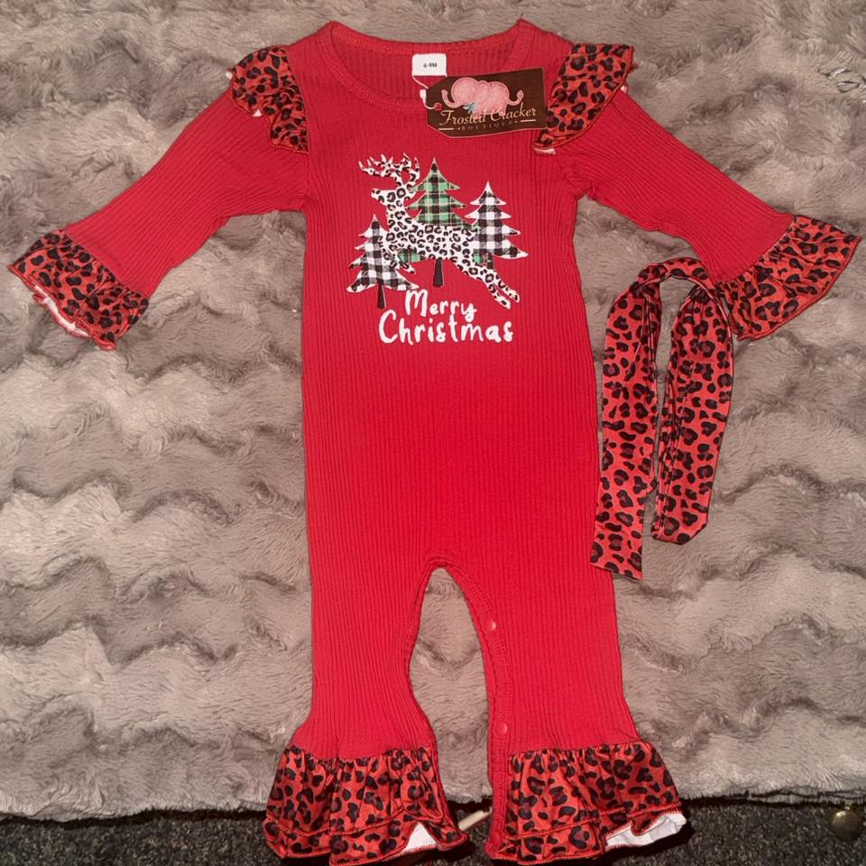 Red Cheetah Merry Christmas