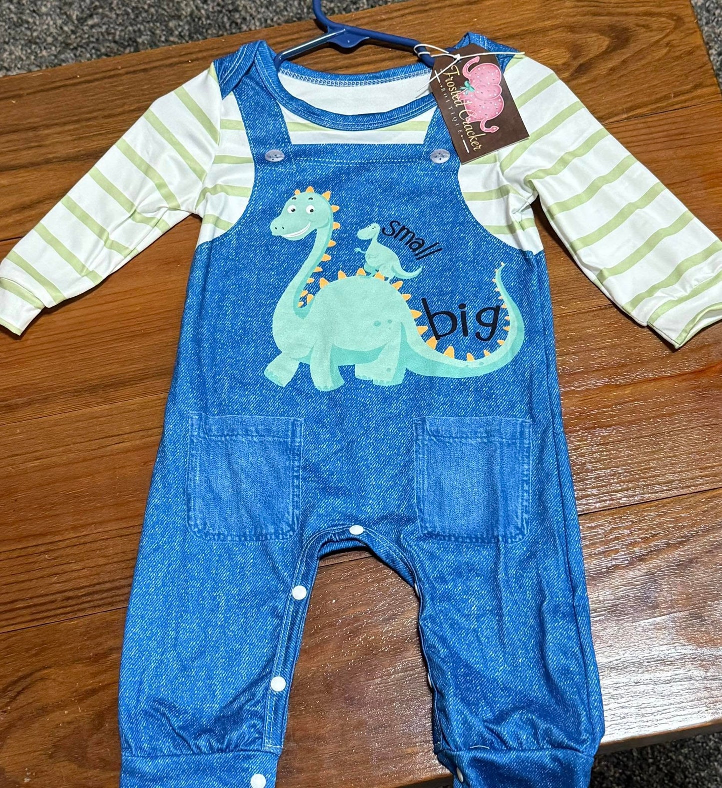 Small Big Dinos One Piece Soft Romper