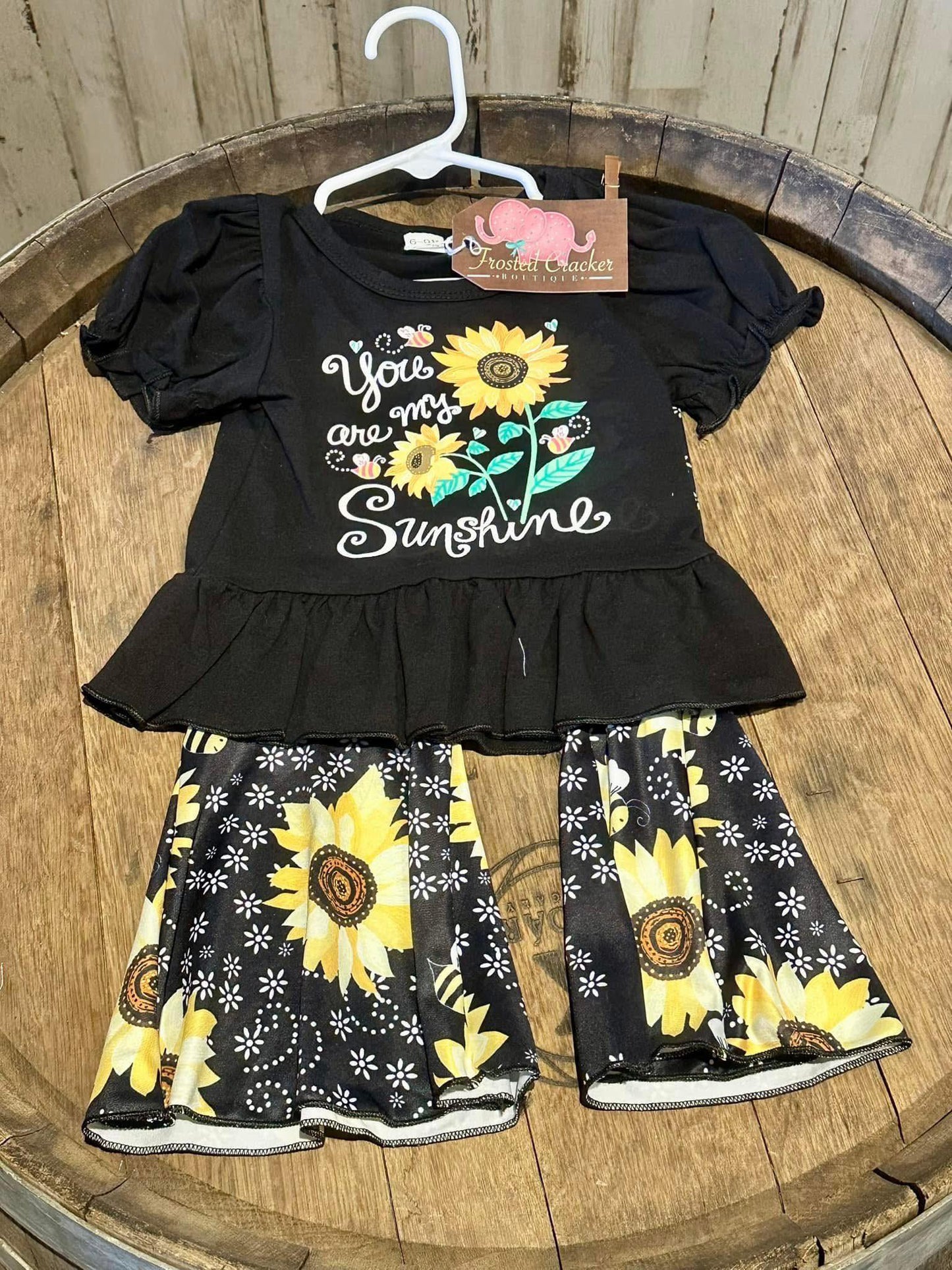 You Are My Sunshine Two Piece Flared Pants