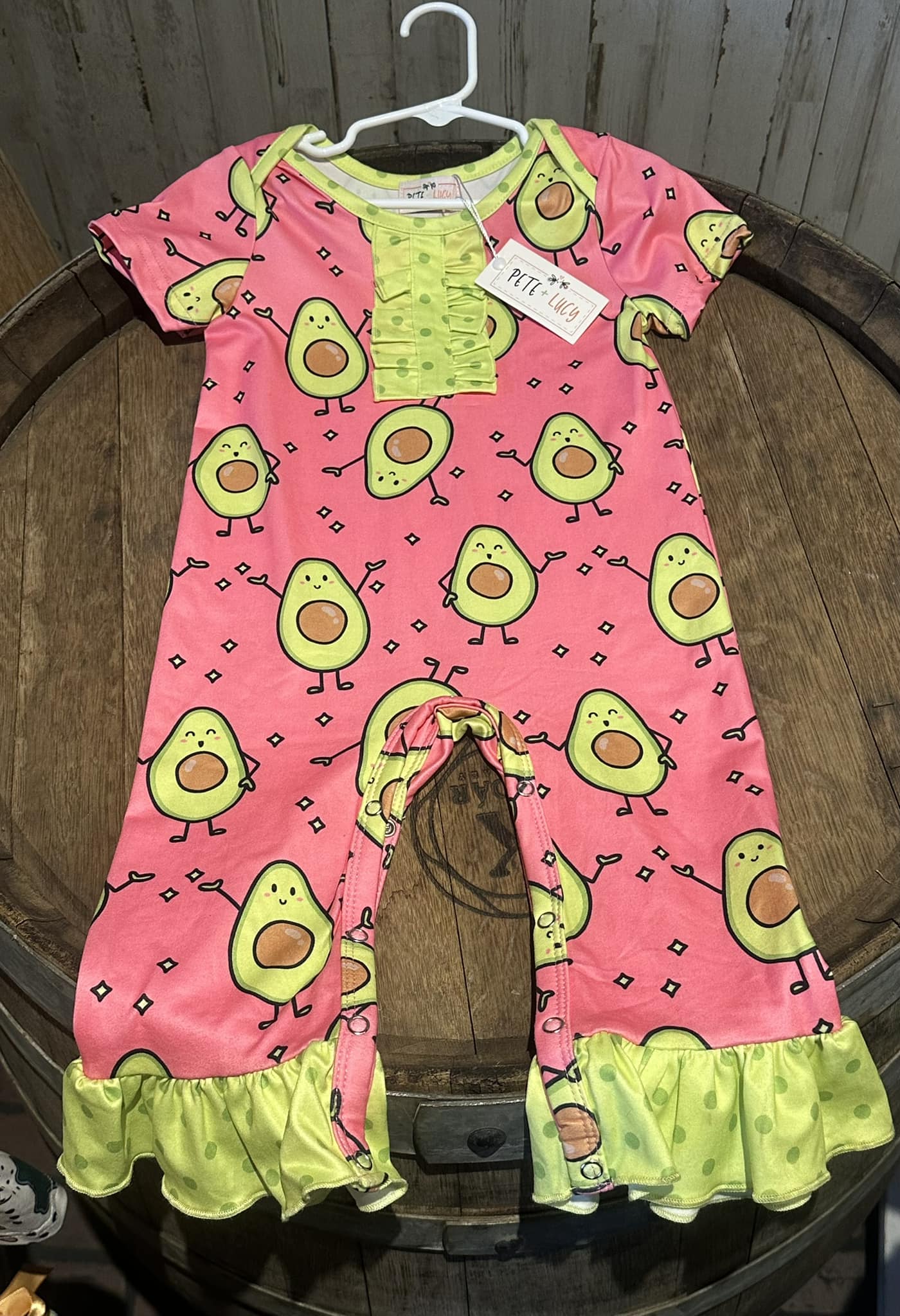 Avocado Party Romper