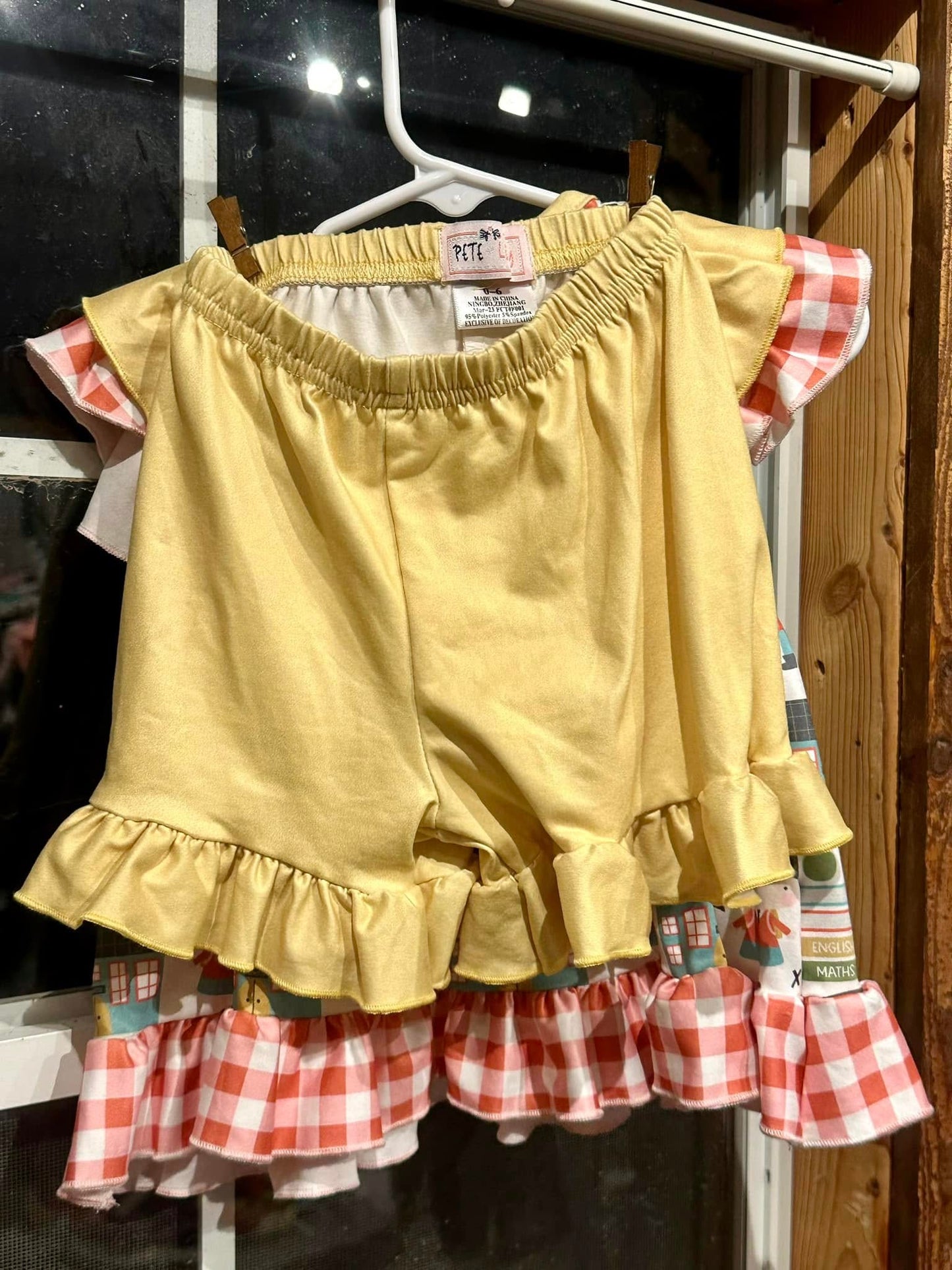 Back To School Two Piece Shorts