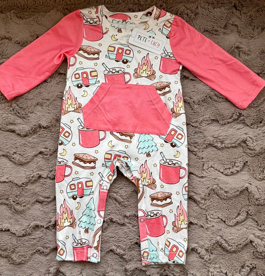 Boys Gone Camping Romper