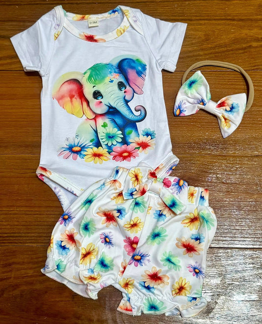 Bright Elephant Two Piece