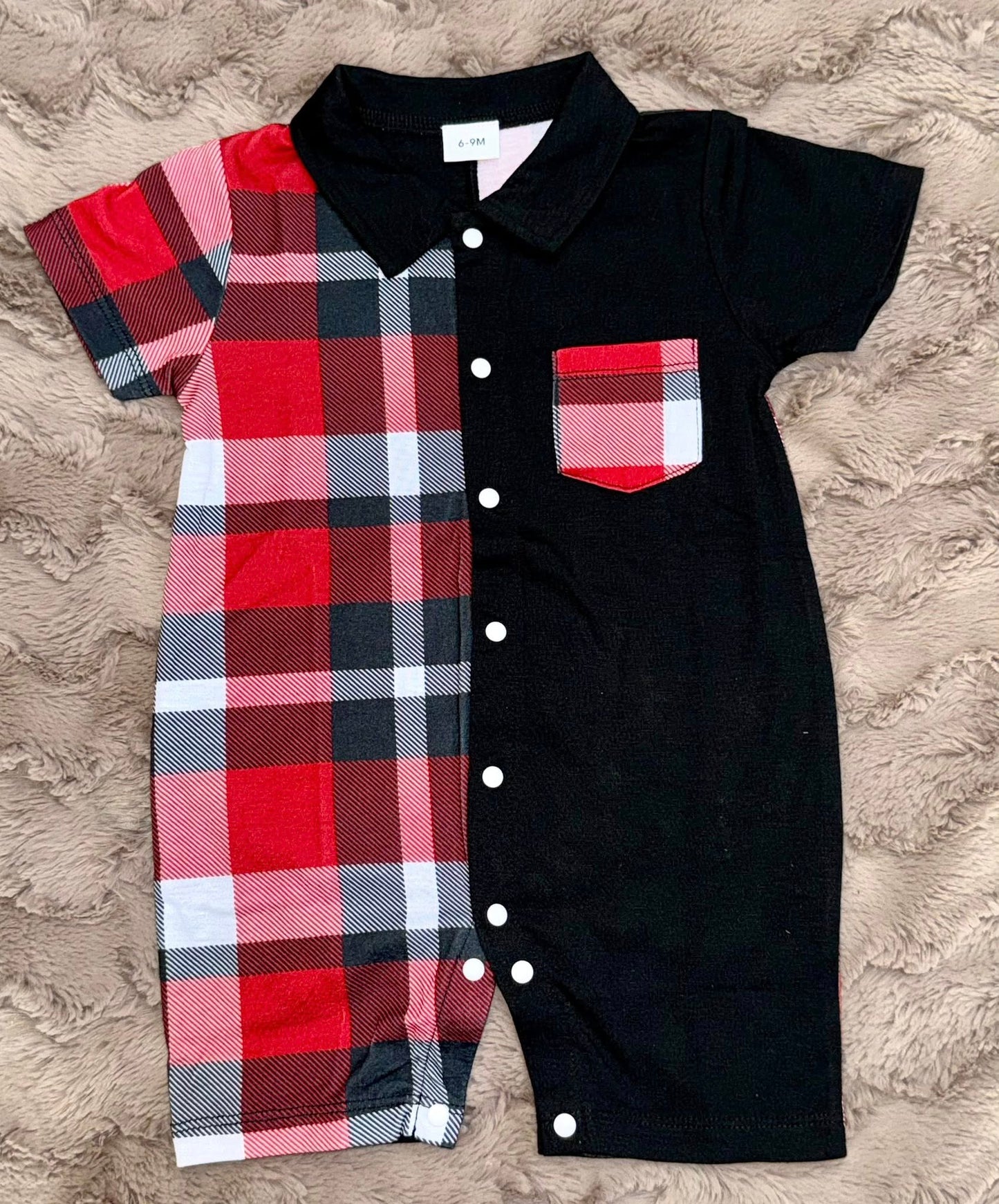 Checkered Romper