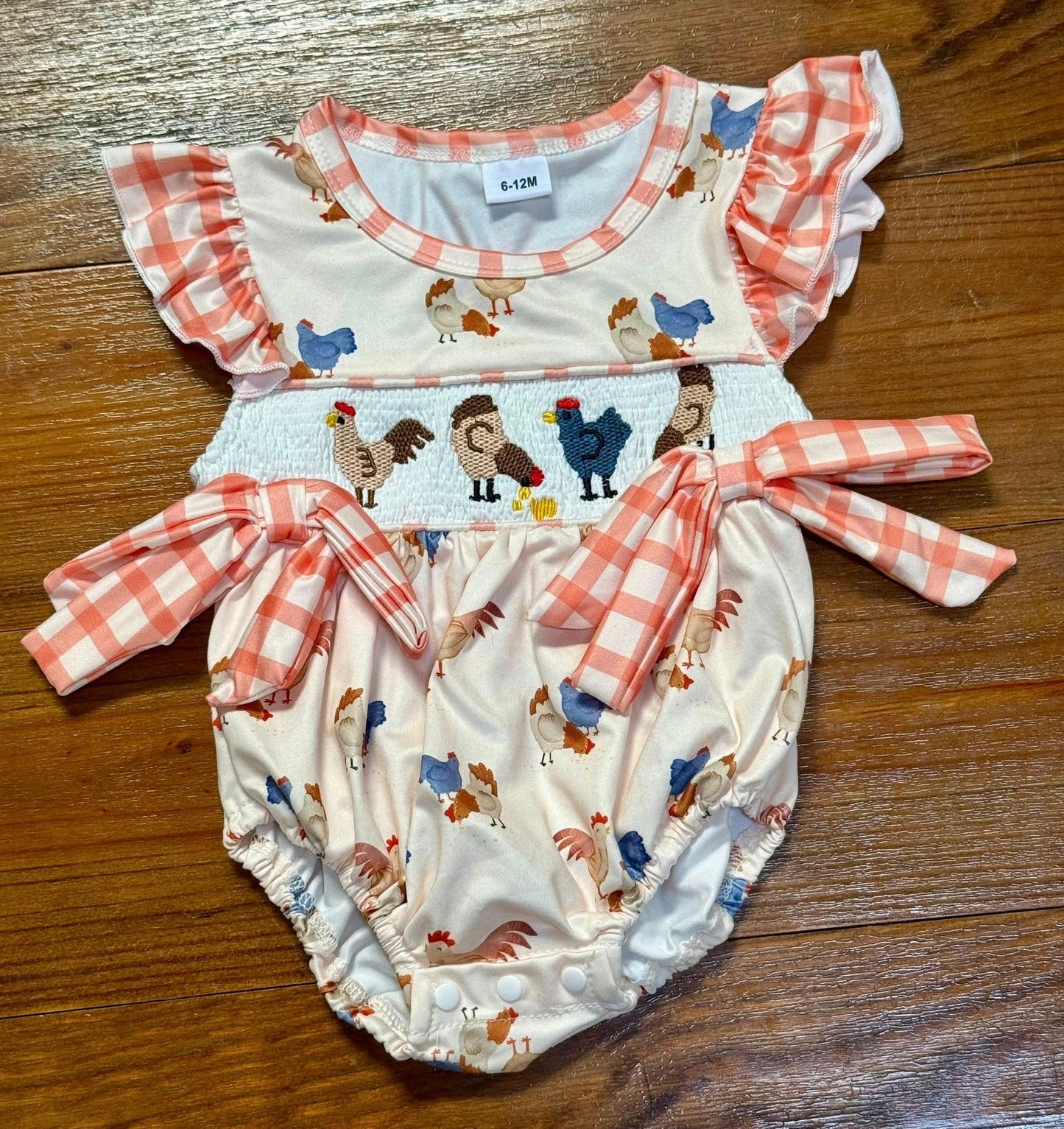 Chicken Friends Romper
