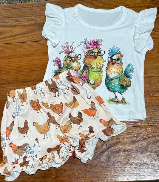Classy Chicks Two Piece Shorts