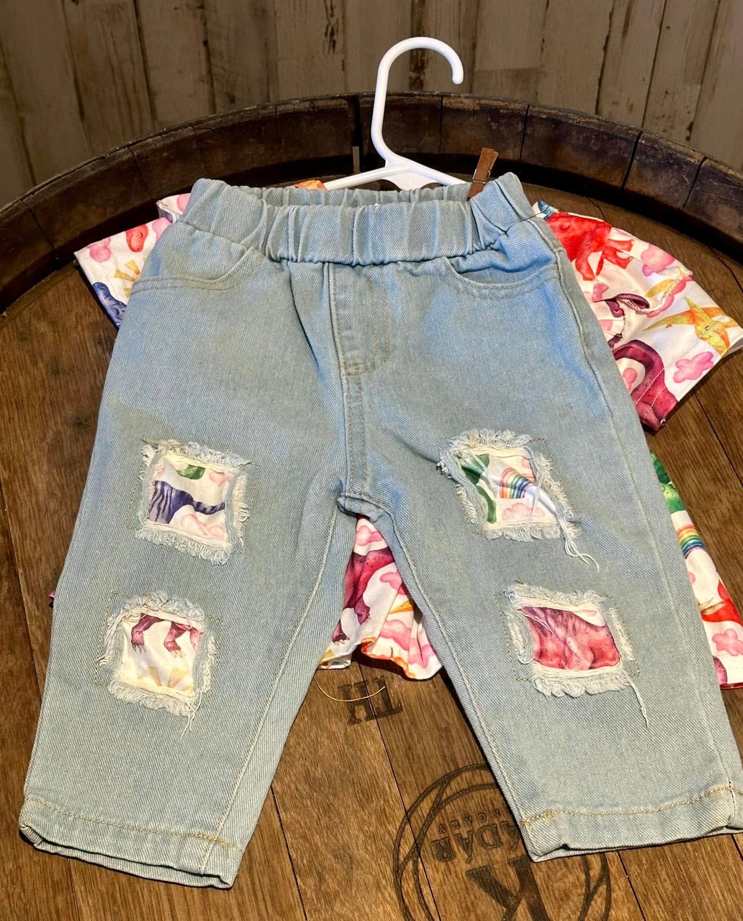Colorful Dinos Jean Pants