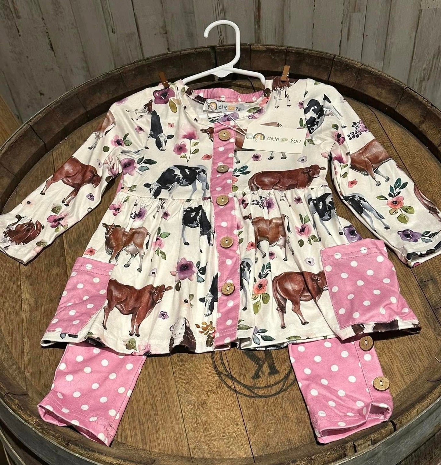 Cow's Garden Two Piece Pants