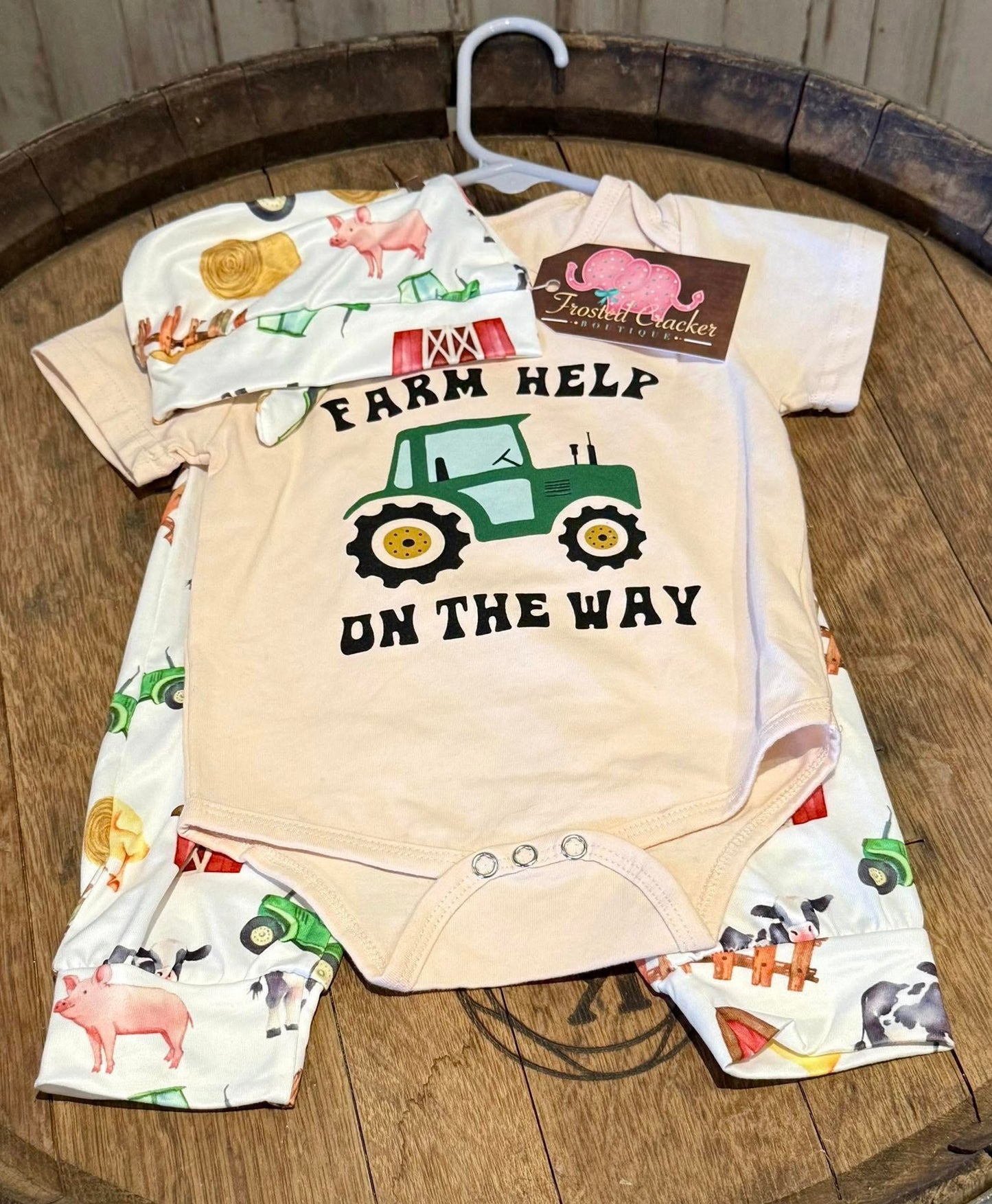 Farm Help On The Way Two Piece Long Pants