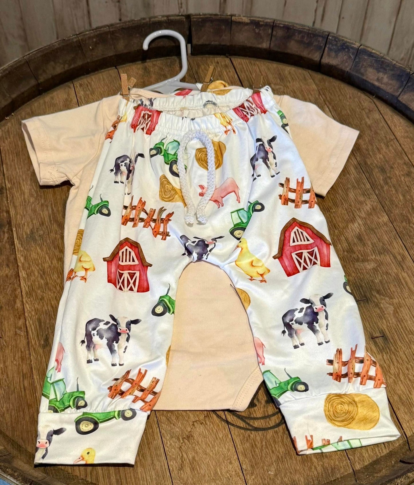 Farm Help On The Way Two Piece Long Pants
