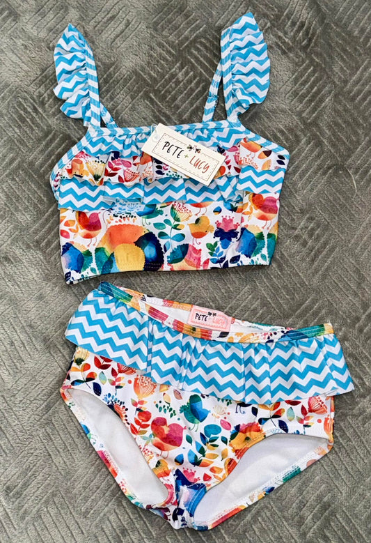 Floral 2 Piece Swimsuite