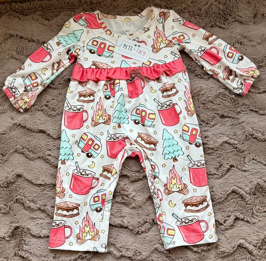 Girls Gone Camping Romper