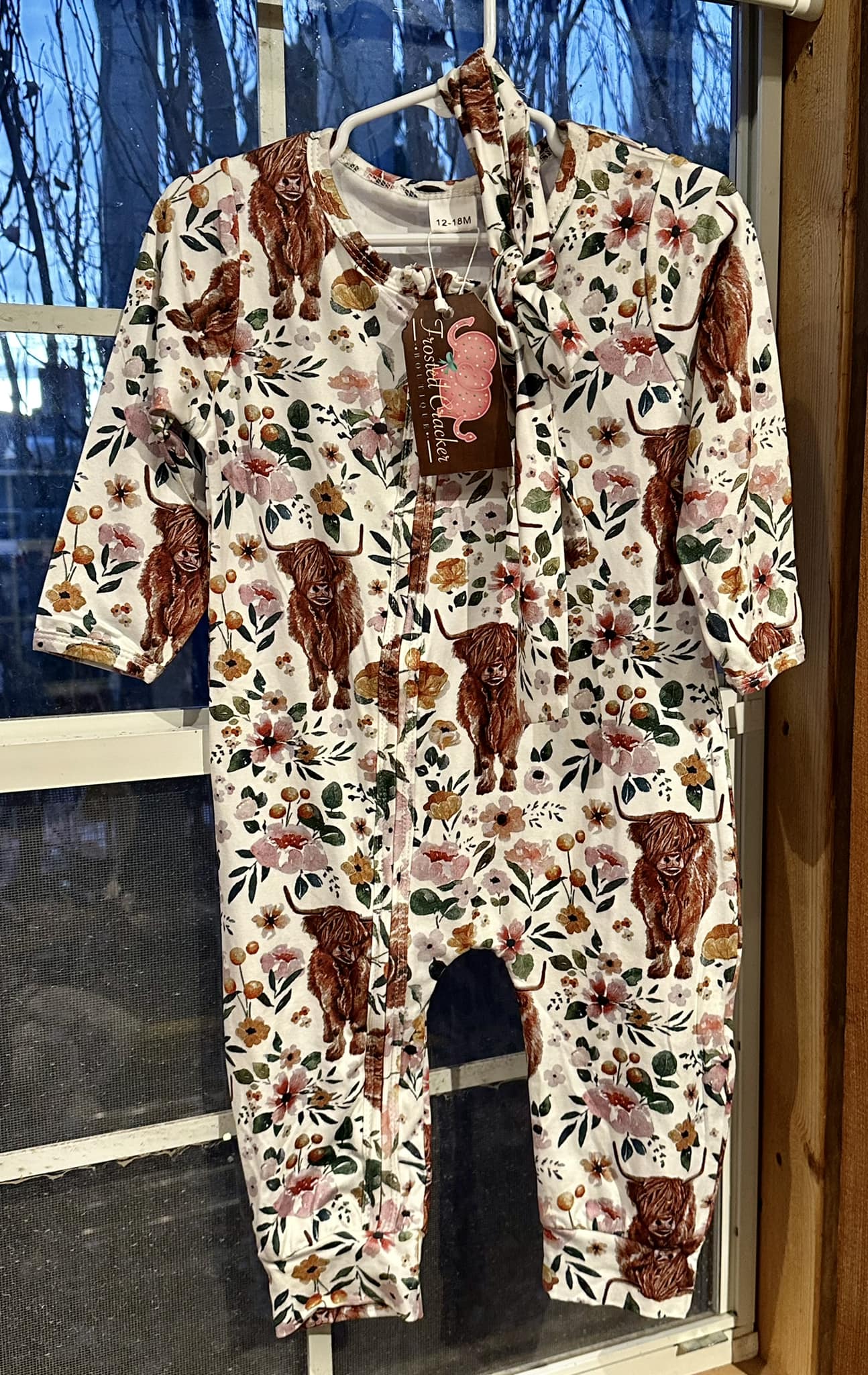 Highland Cow Romper