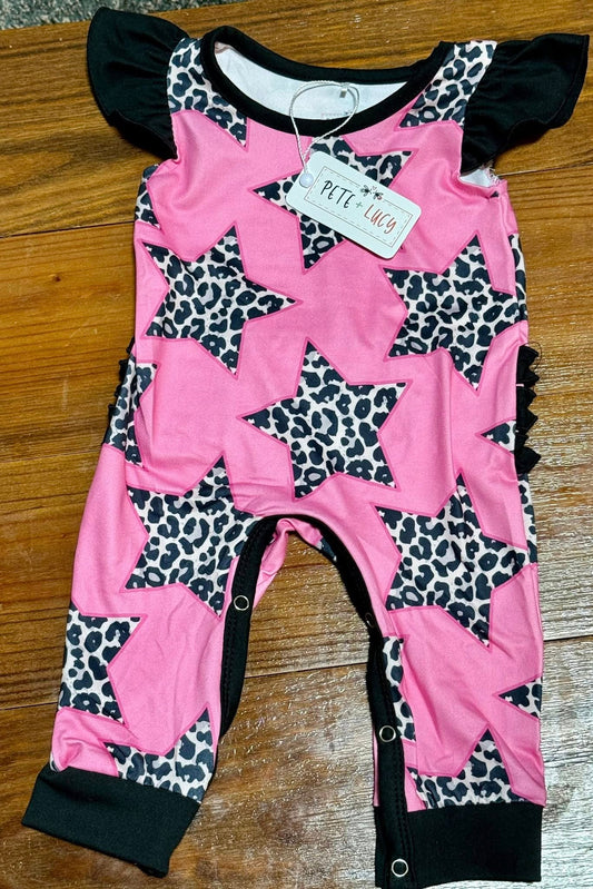 Hot Pink Romper