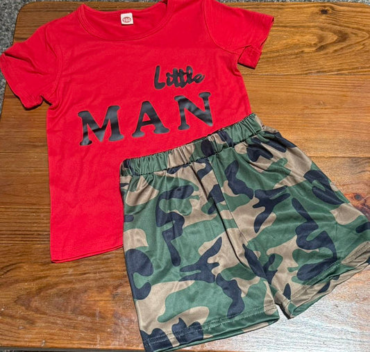 Little Man Short Set