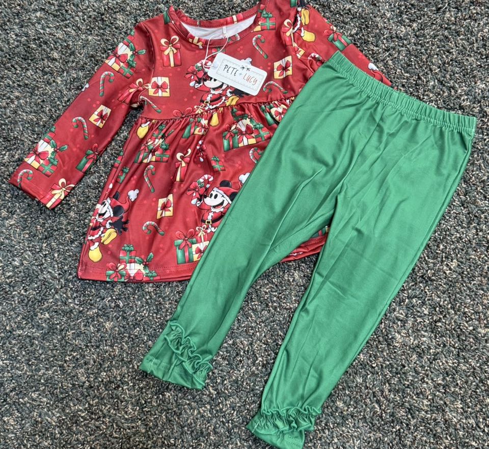 Minnie 2 Piece Christmas
