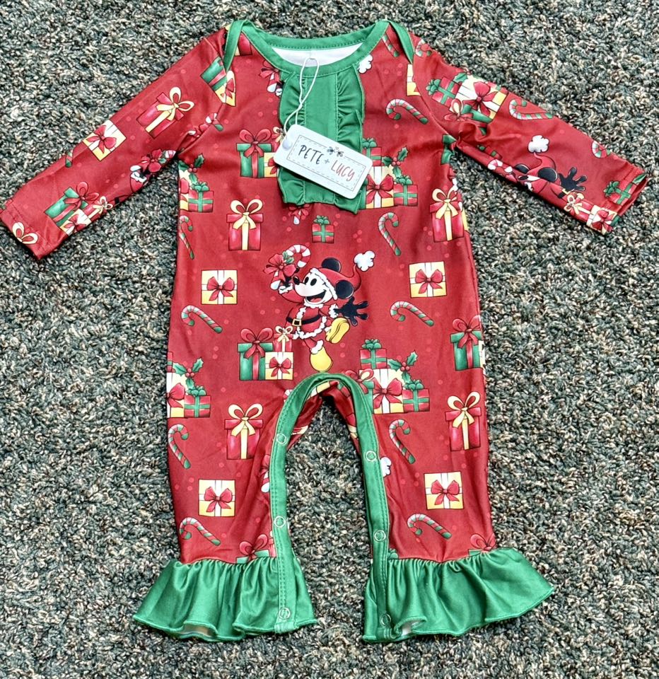Minnie Christmas Romper