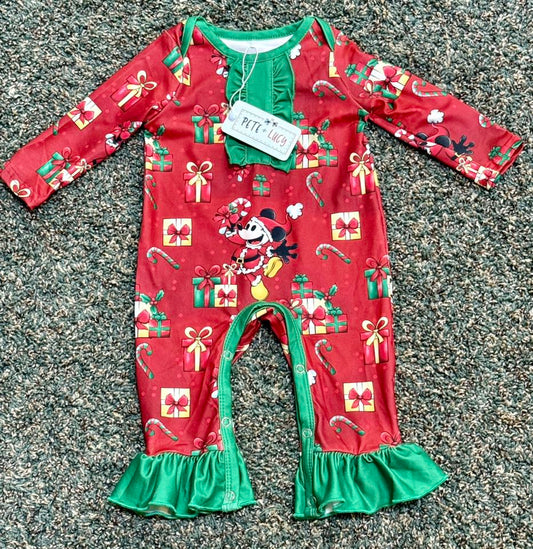 Minnie Christmas Romper