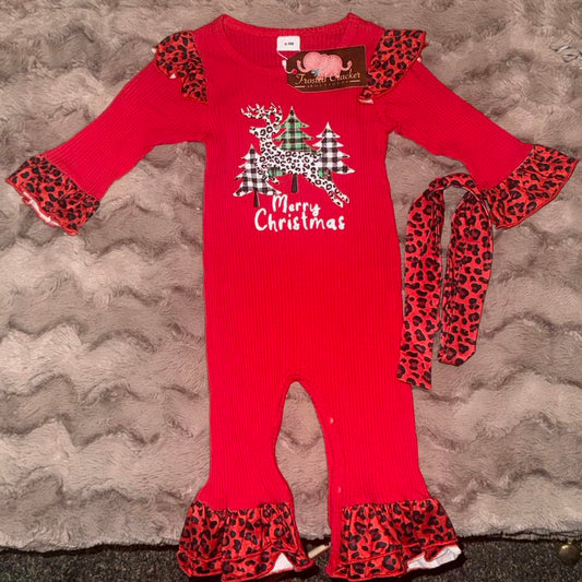 Red Cheetah Merry Christmas