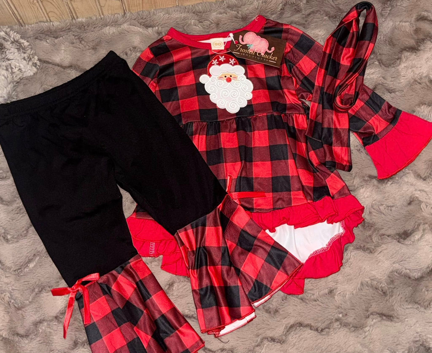 Santa in Plaid
