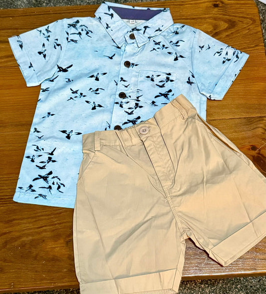 Seagulls Two Piece Short Set