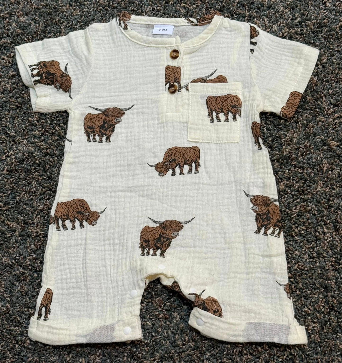 Summer Bull Romper