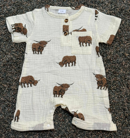 Summer Bull Romper