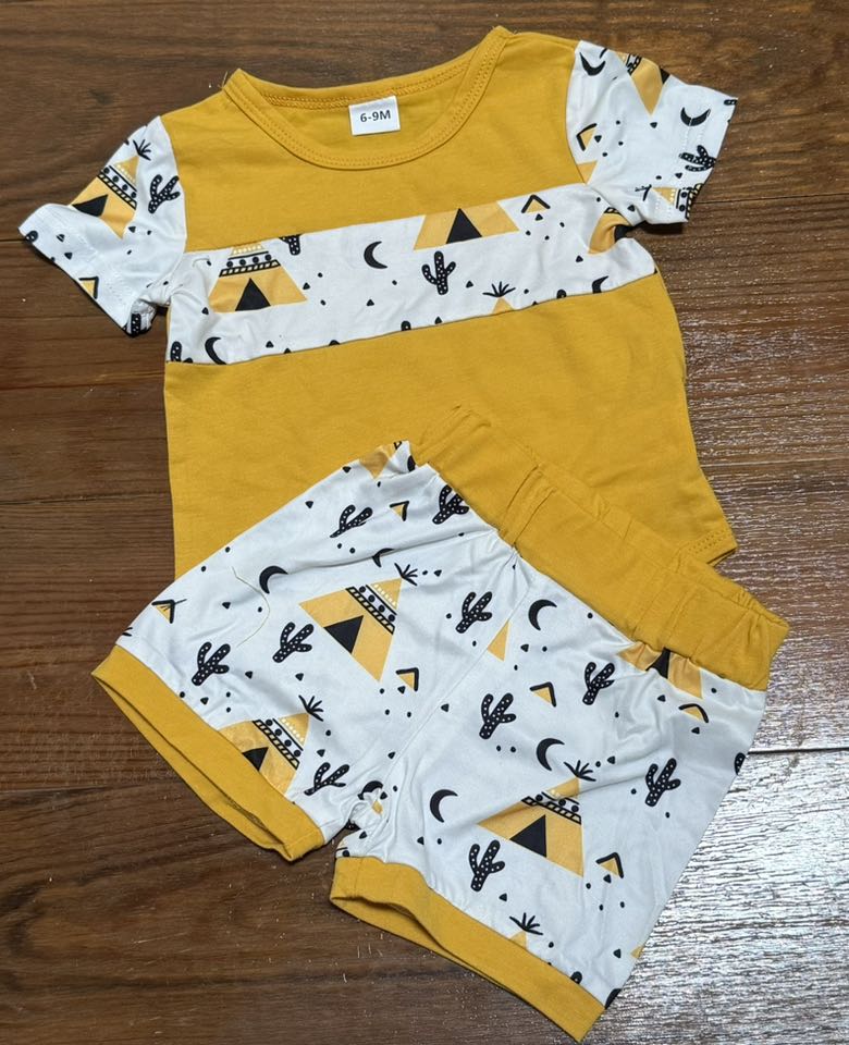 Teepee Days Two Piece Short Set