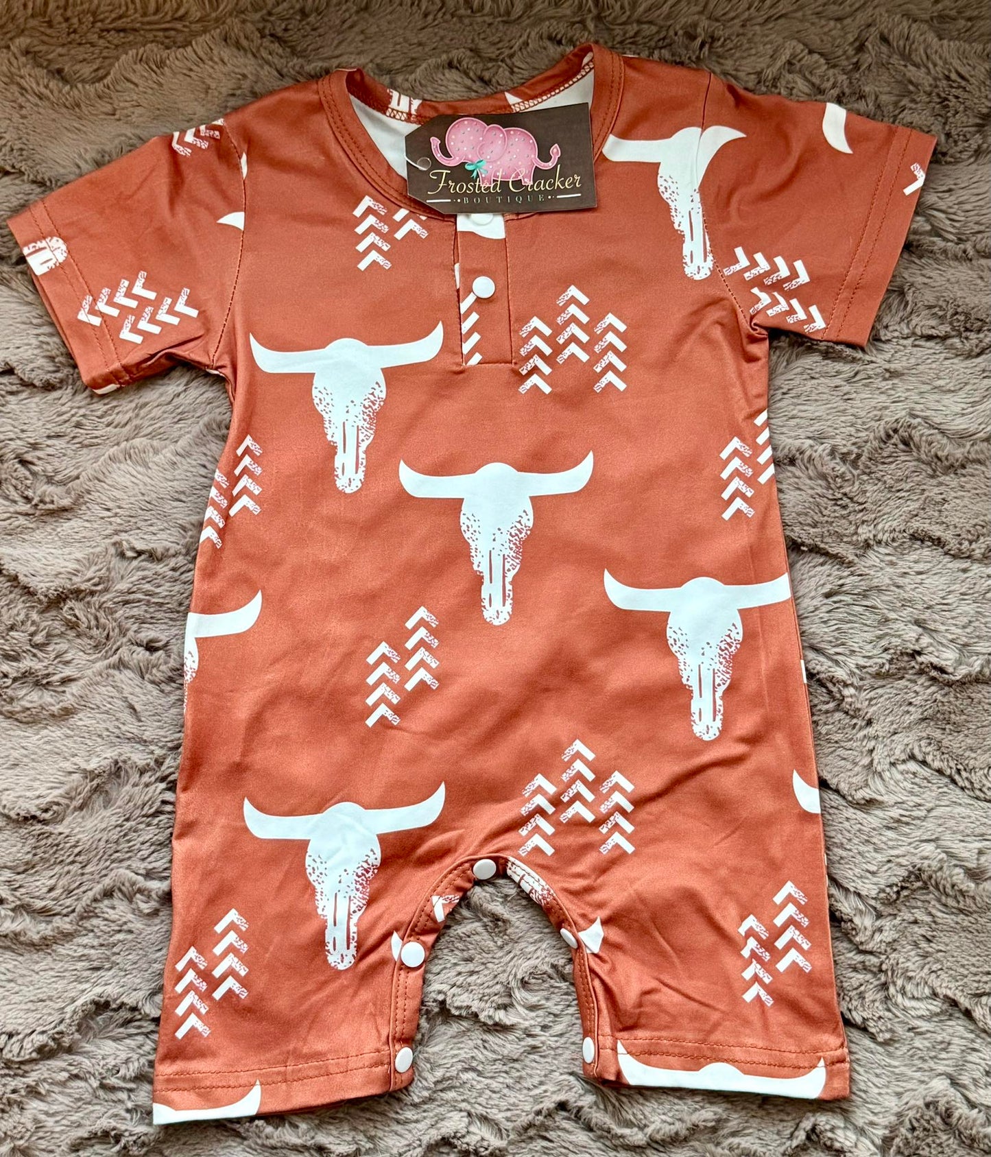Texas Longhorn Romper