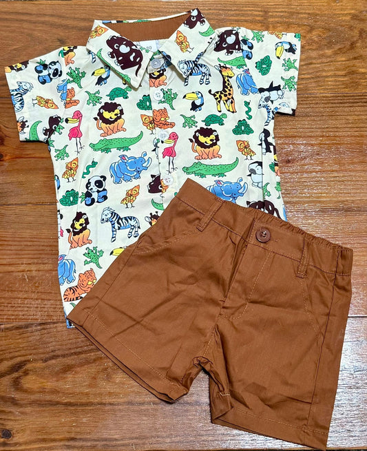 WildLife Two Piece Short Sets