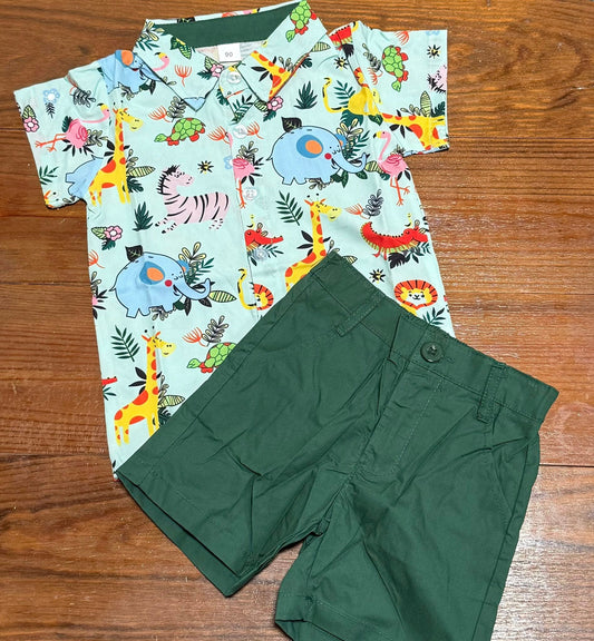 ZooLand Two Piece Short Set